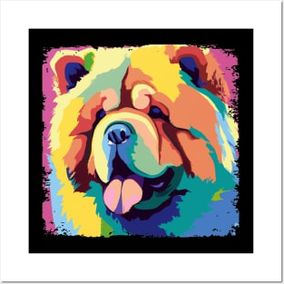 Chow Chow Pop Art - Dog Lover Gifts Posters and Art